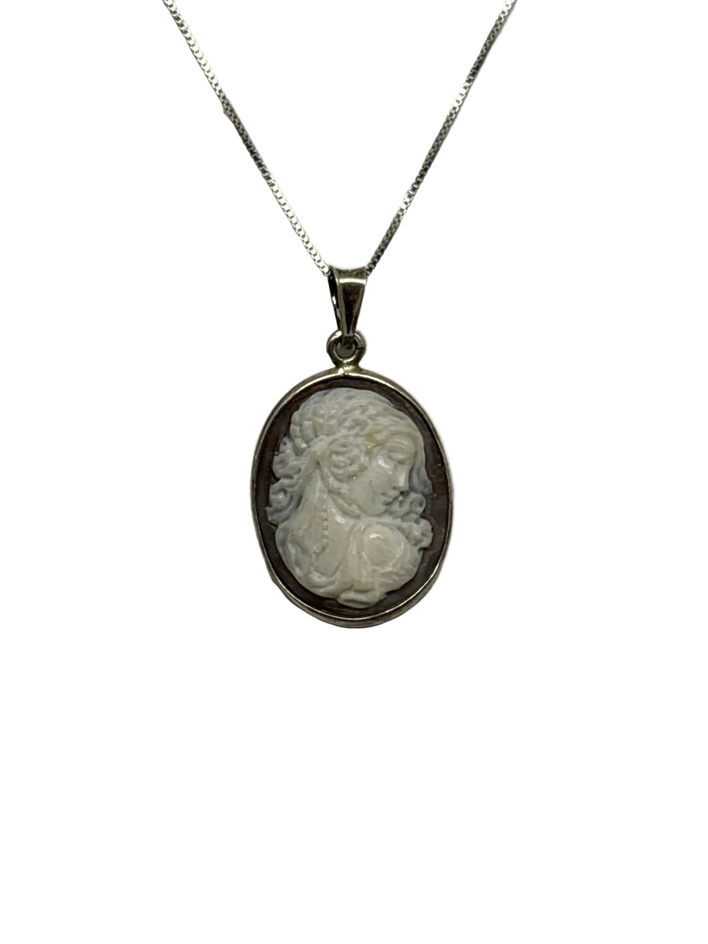 Pendente in Cammeo Artistico "Profilo di Donna"