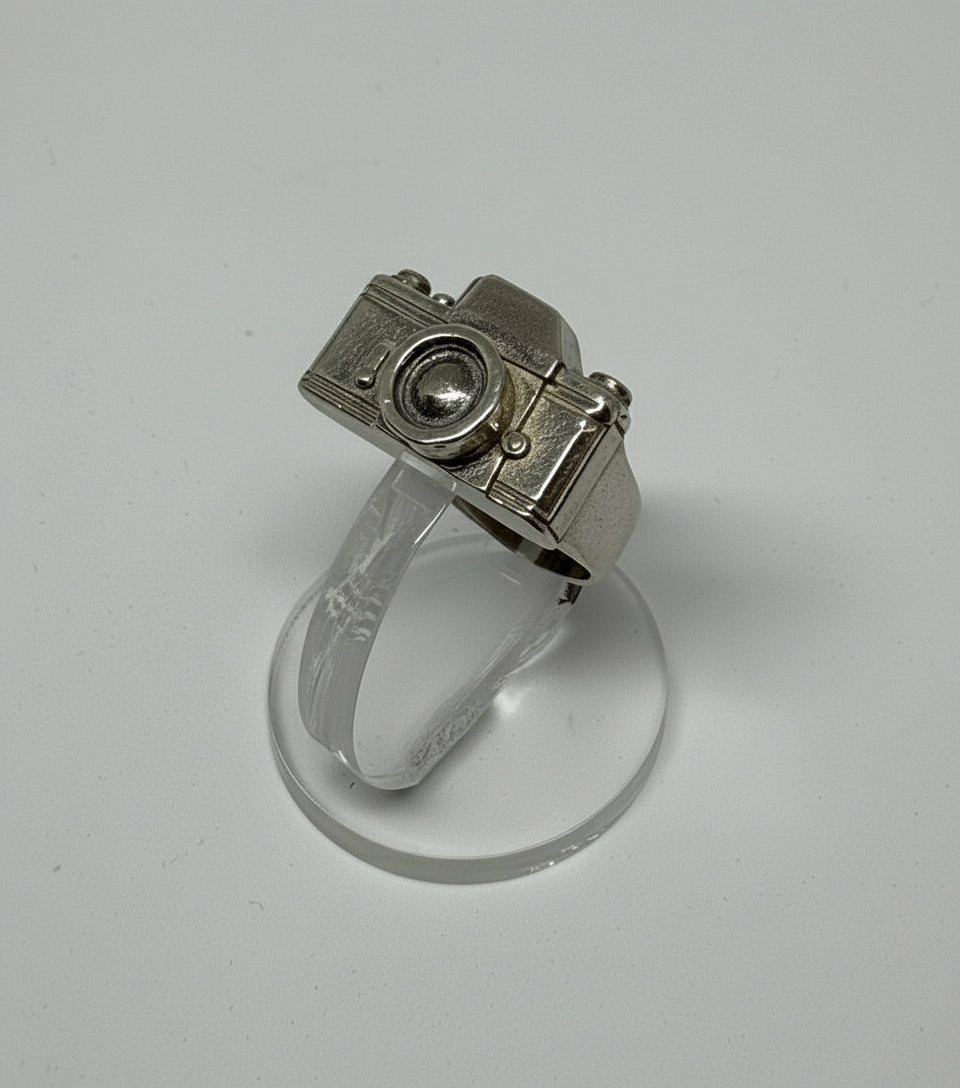 Anello in Argento "Macchina Fotografica"