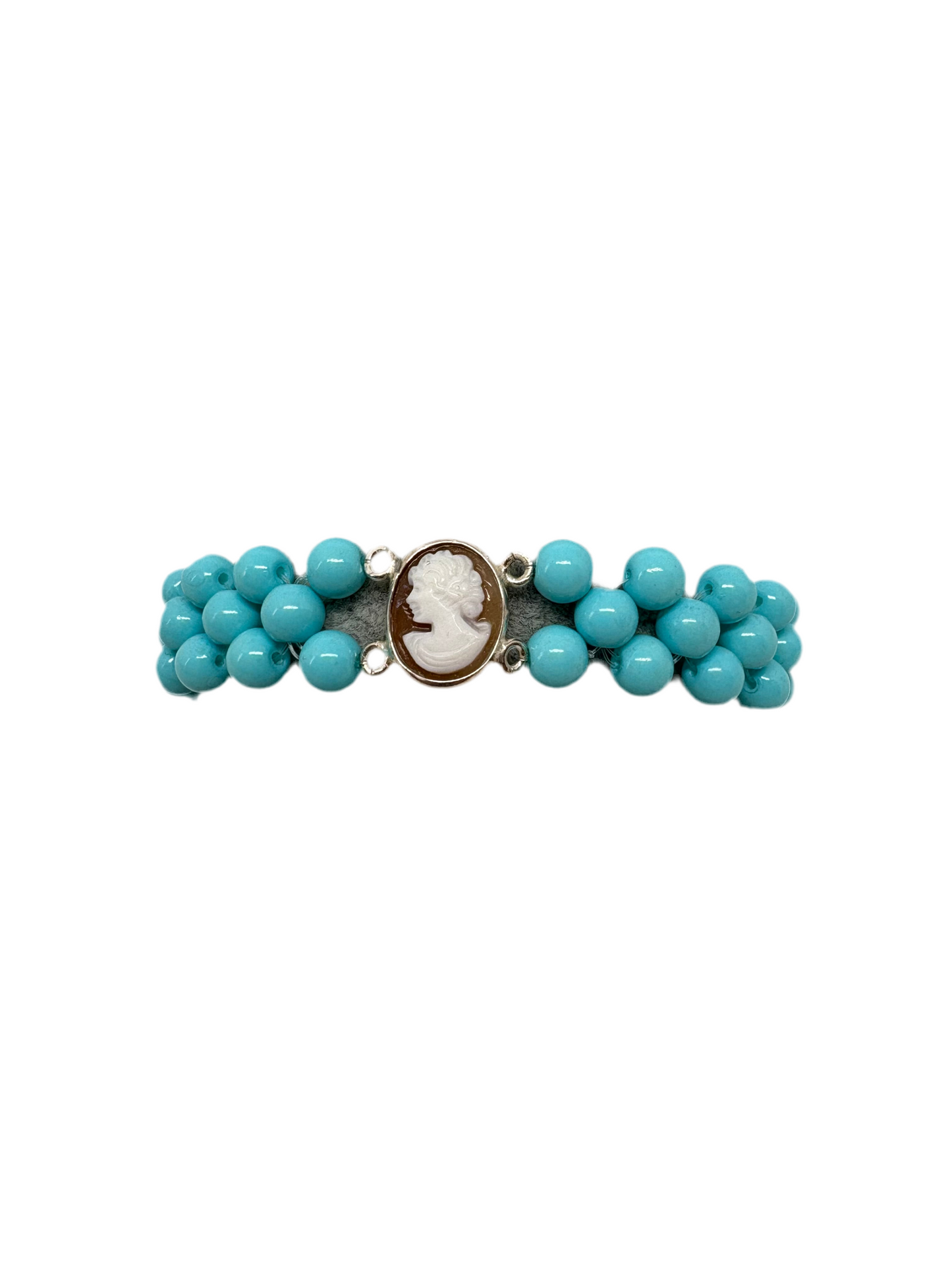 Bracciale in Cammeo e Pasta di Turchese