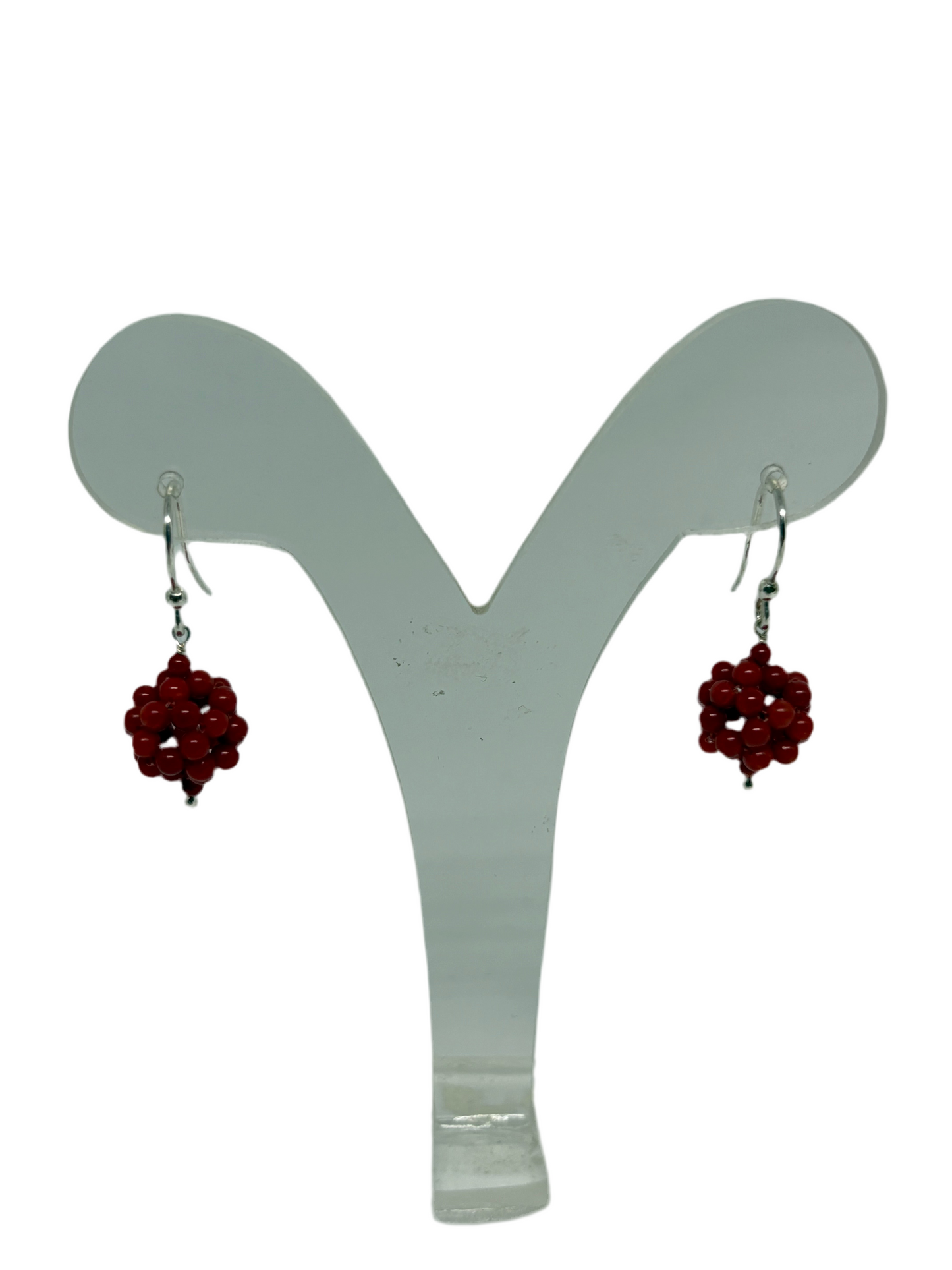 Orecchini in Corallo Bambù