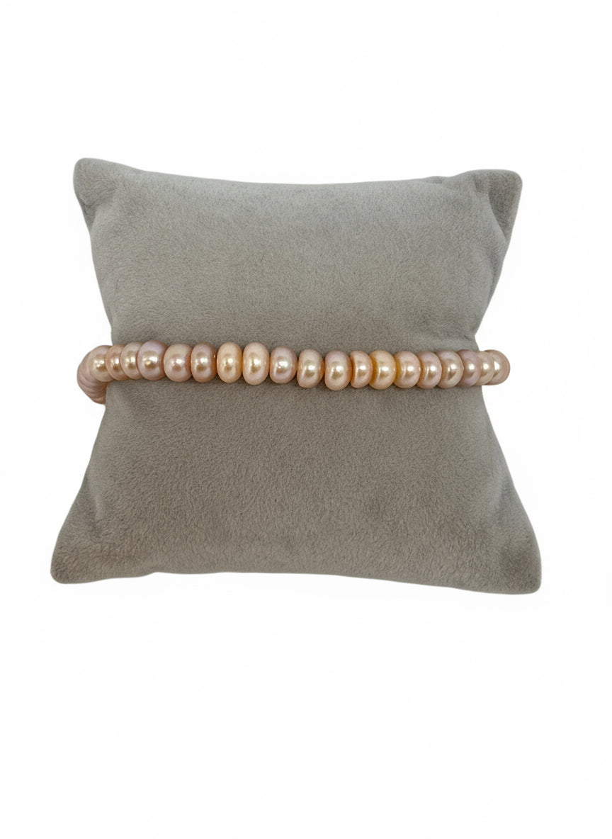 Bracciale di Perle Rosa
