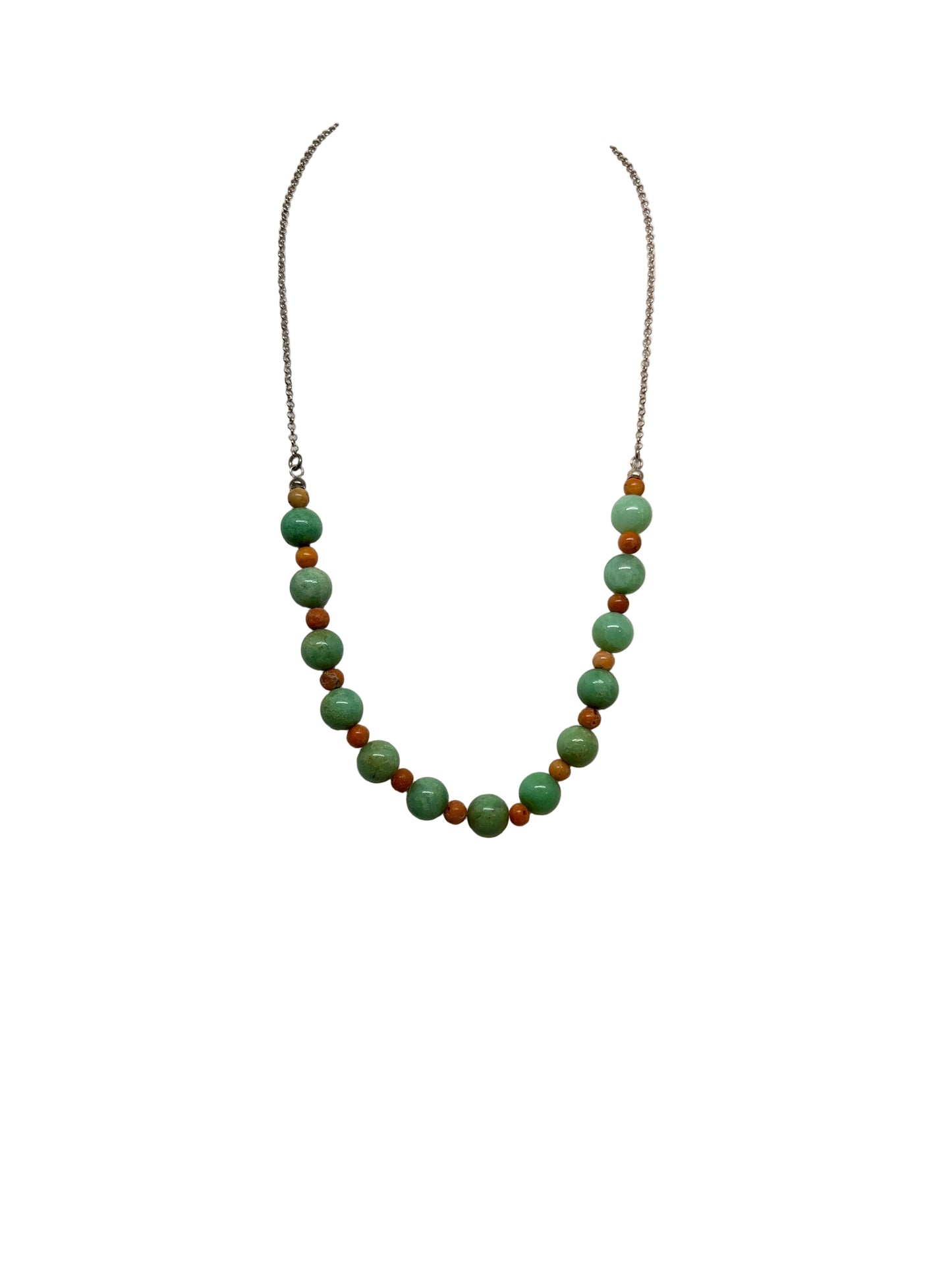 Collana in Corallo e Agata Naturale