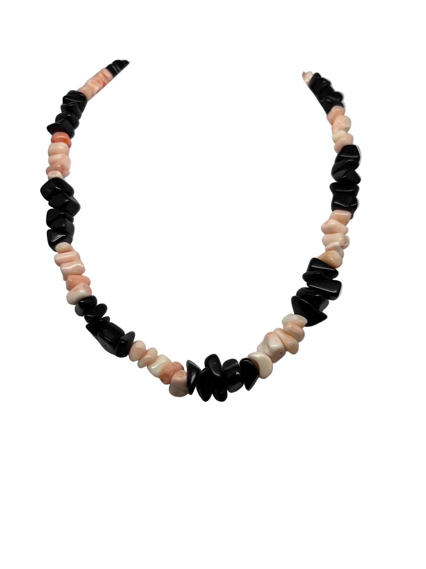 Collana in Corallo Rosa e Corallo Nero