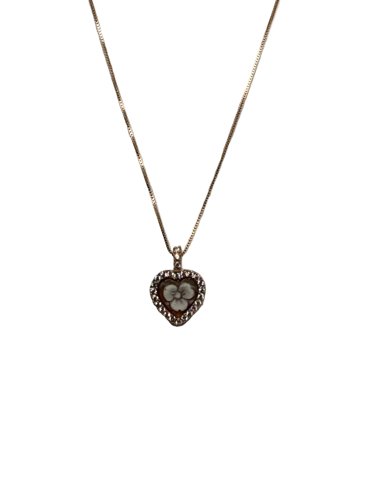 Collana in Cammeo incisione "Fiore"