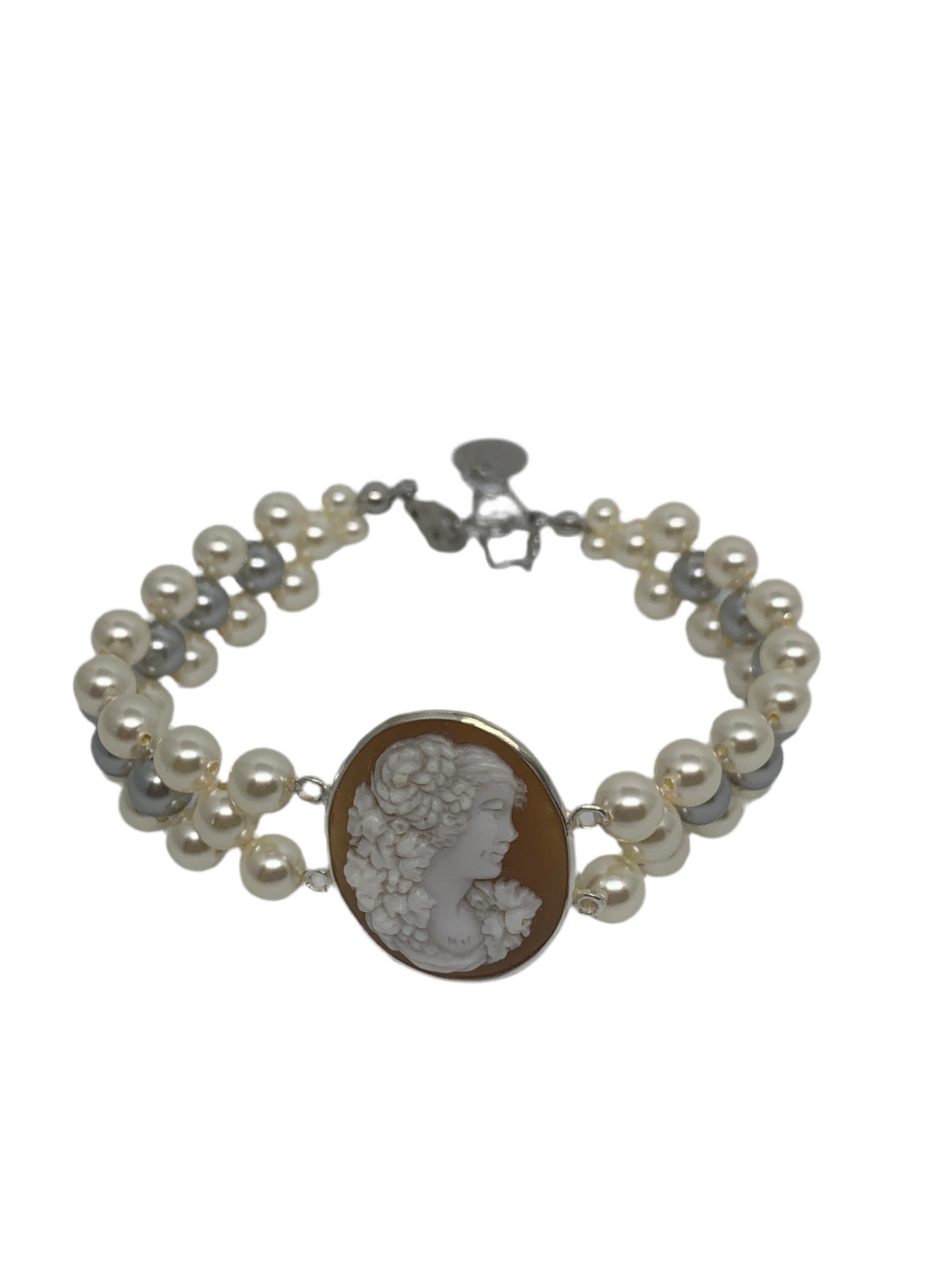 Bracciale in Cammeo Artistico Profilo di Donna