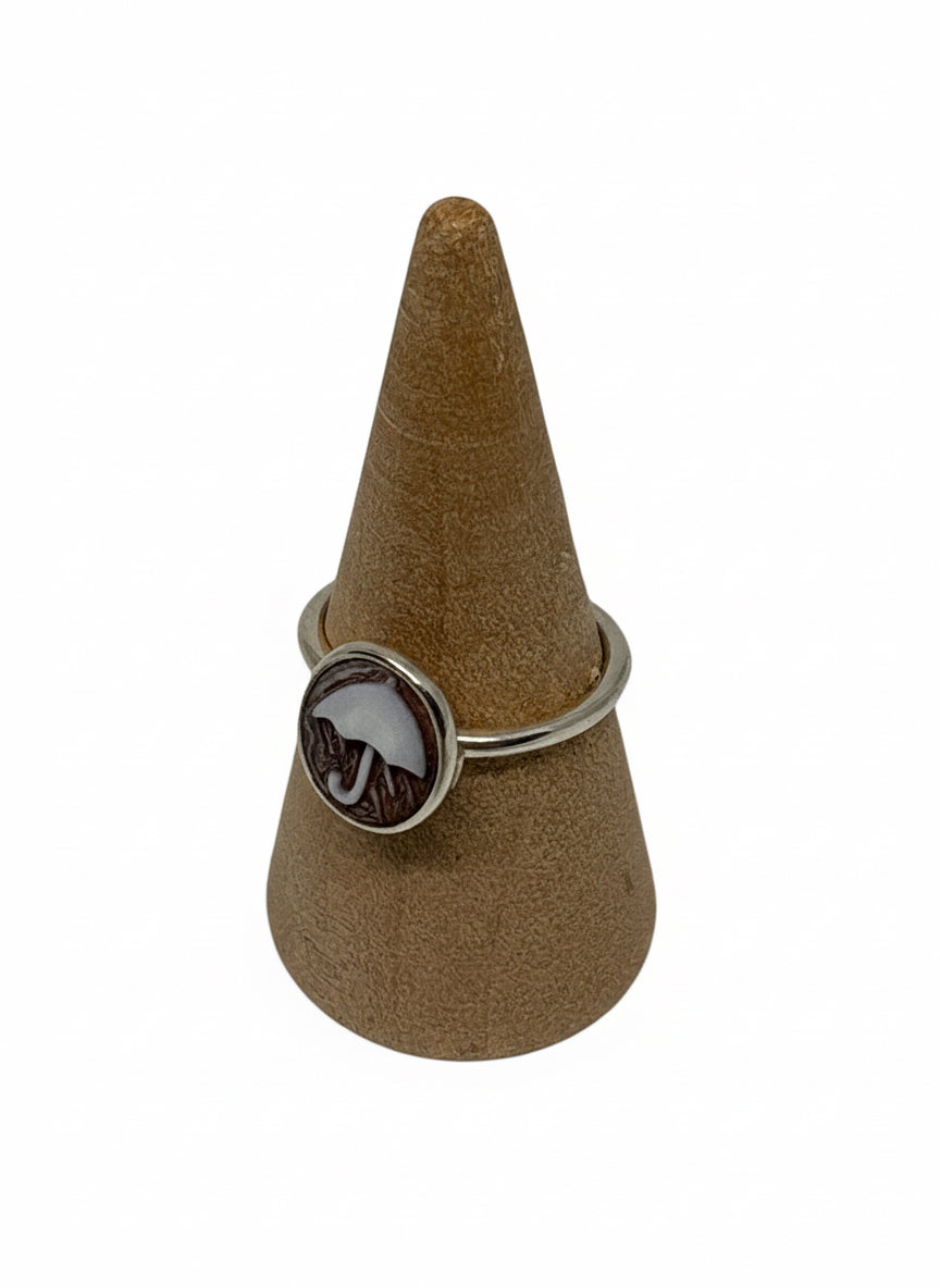 Anello in Cammeo "Pioggia"