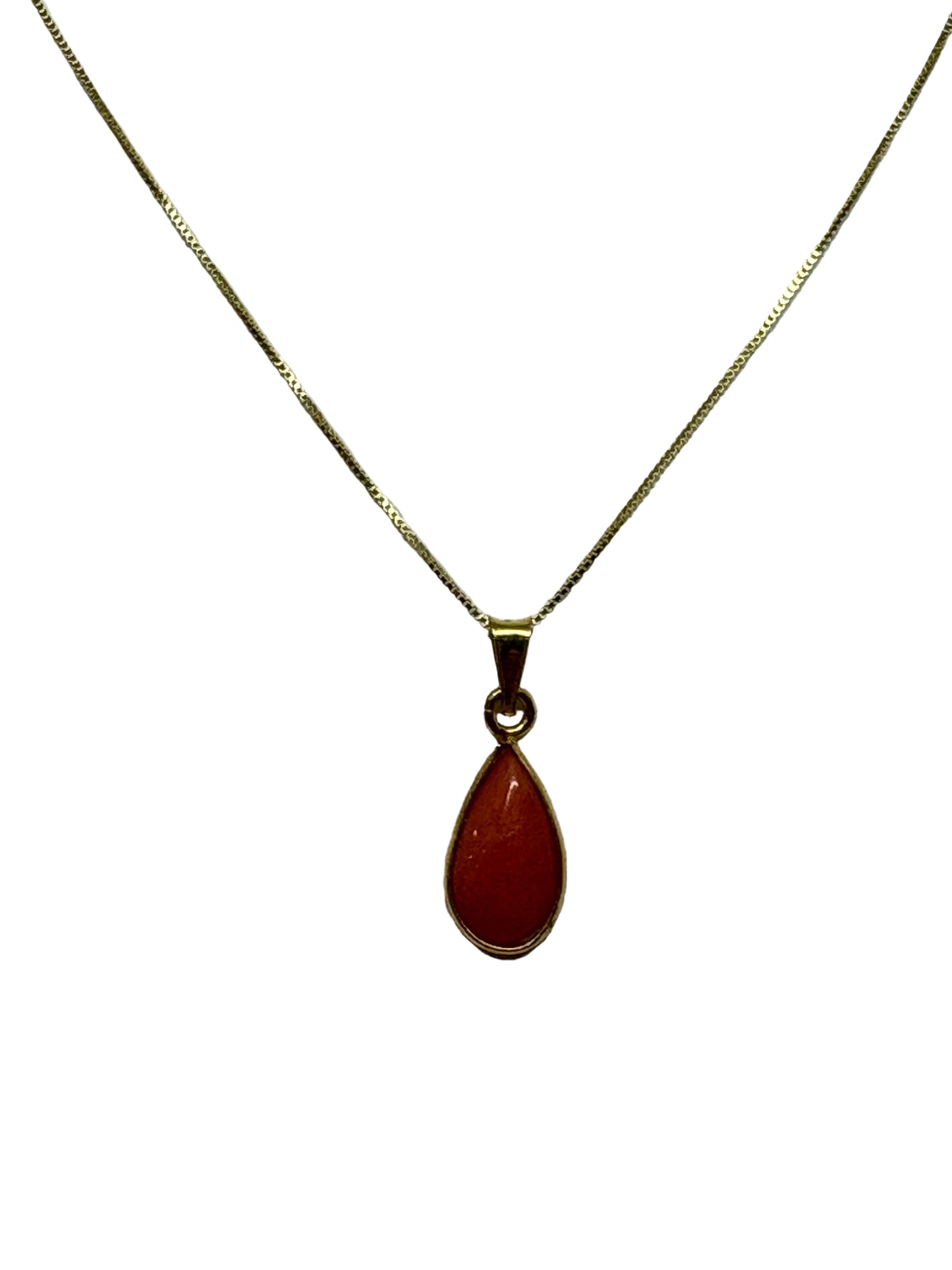 Pendente in Corallo "Goccia"