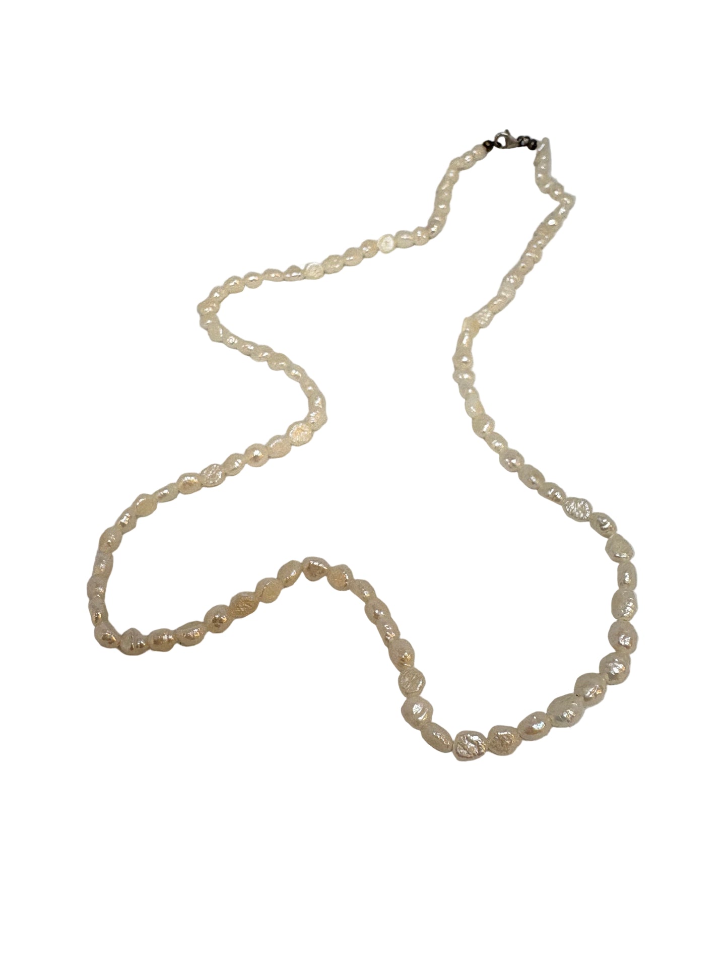 Collana in Perline di Fiume Naturali