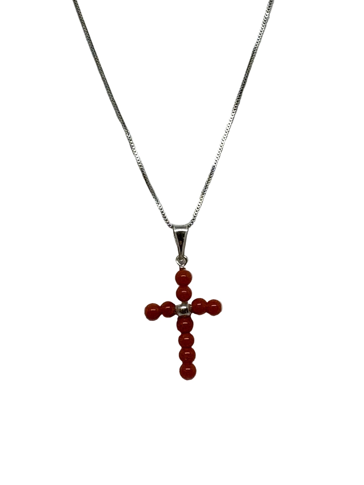 Pendente in Corallo "Croce"
