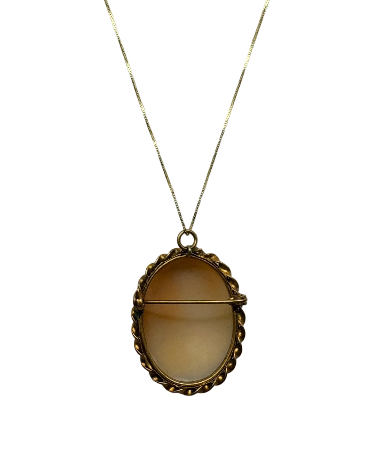 Spilla Pendente in Cammeo incisione "Profilo di Donna"