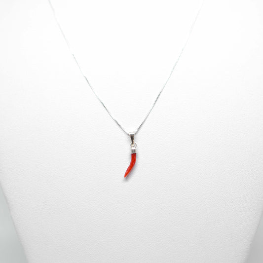 Pendente Corno in Corallo