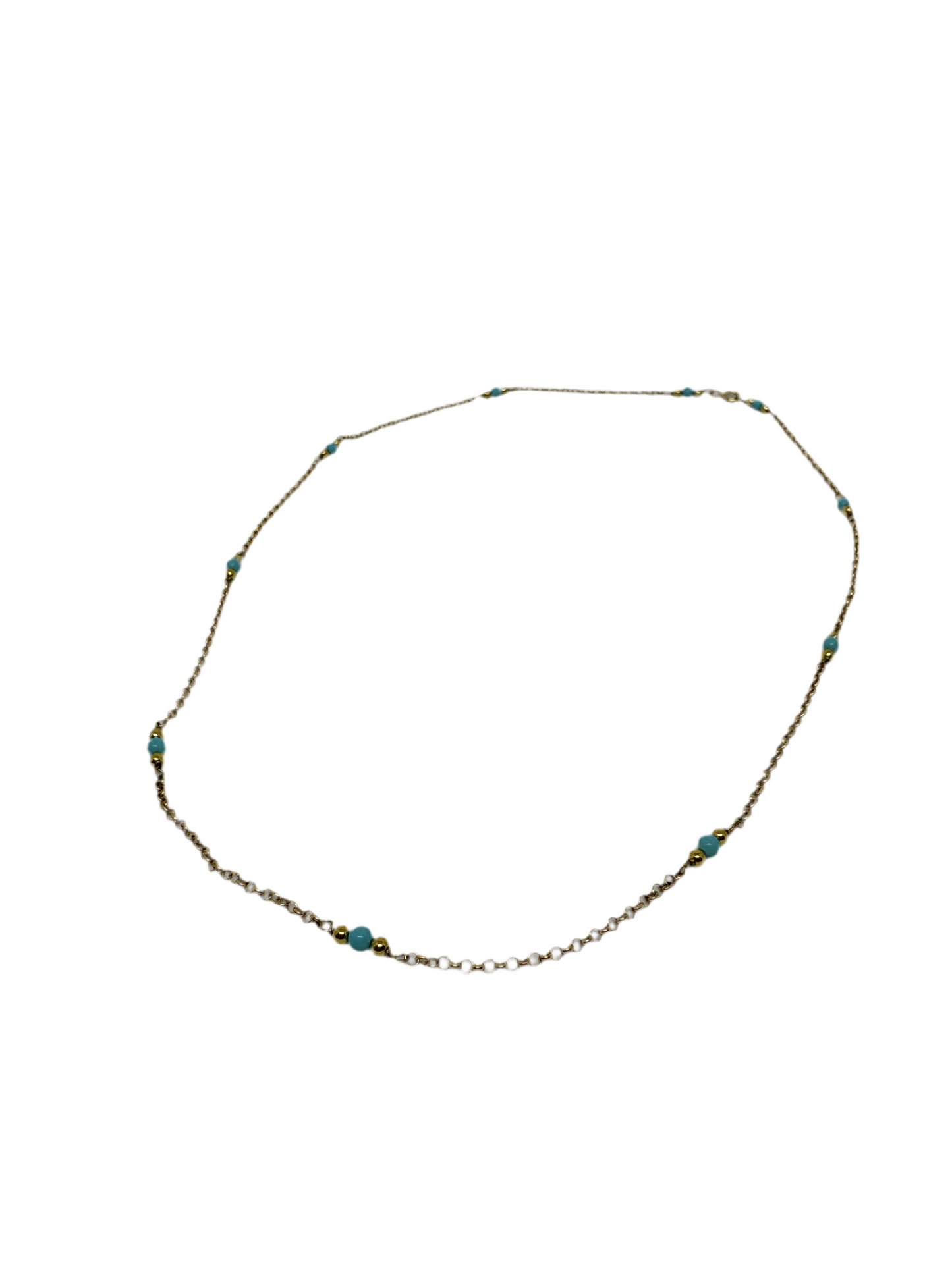 Collana in Argento e  Pasta di Turchese