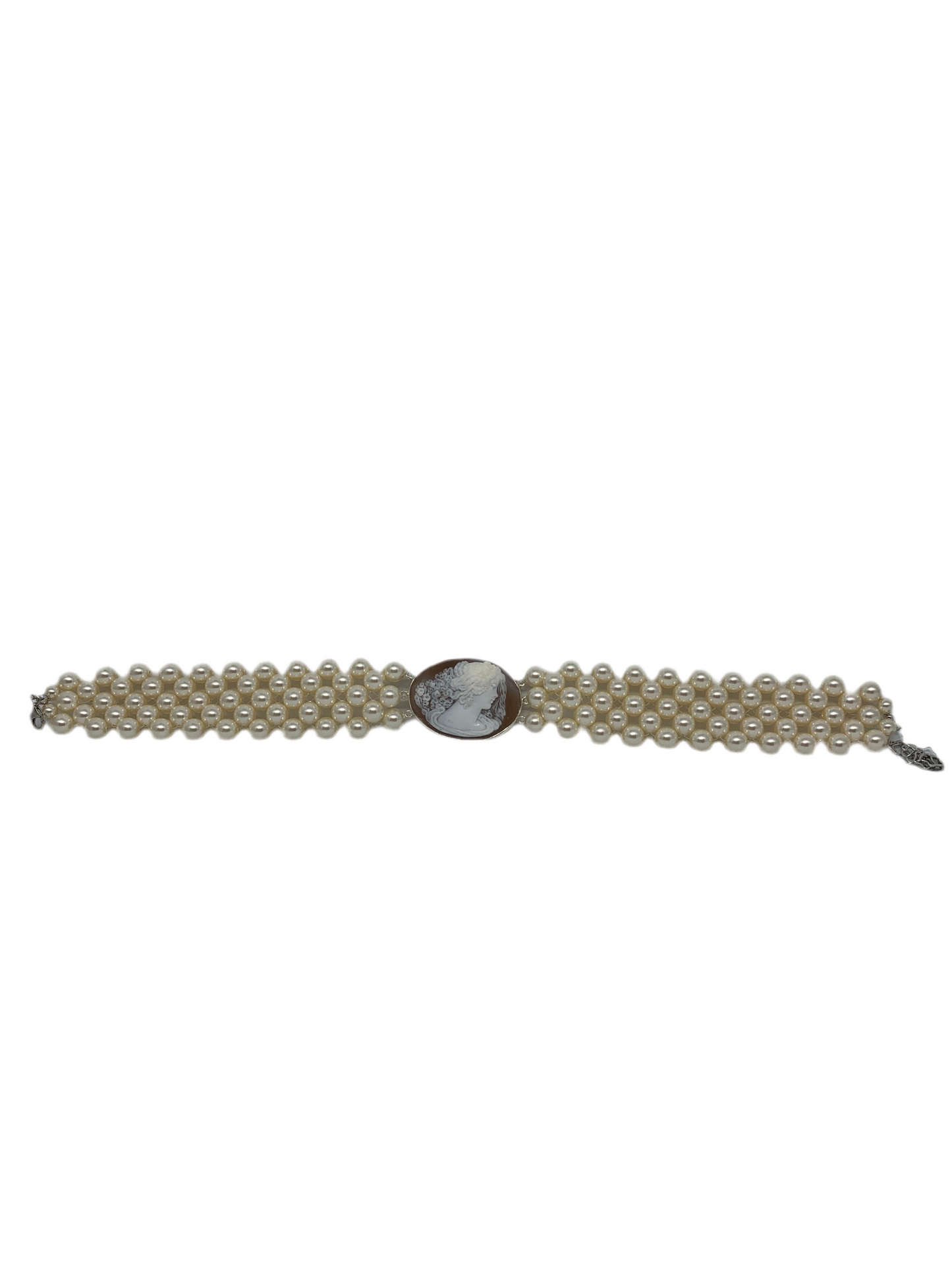 Collana in Cammeo Artistico Profilo di Donna