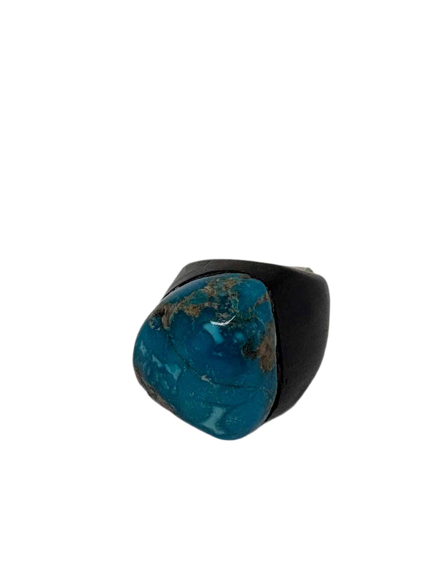 Anello Ebano e Turchese