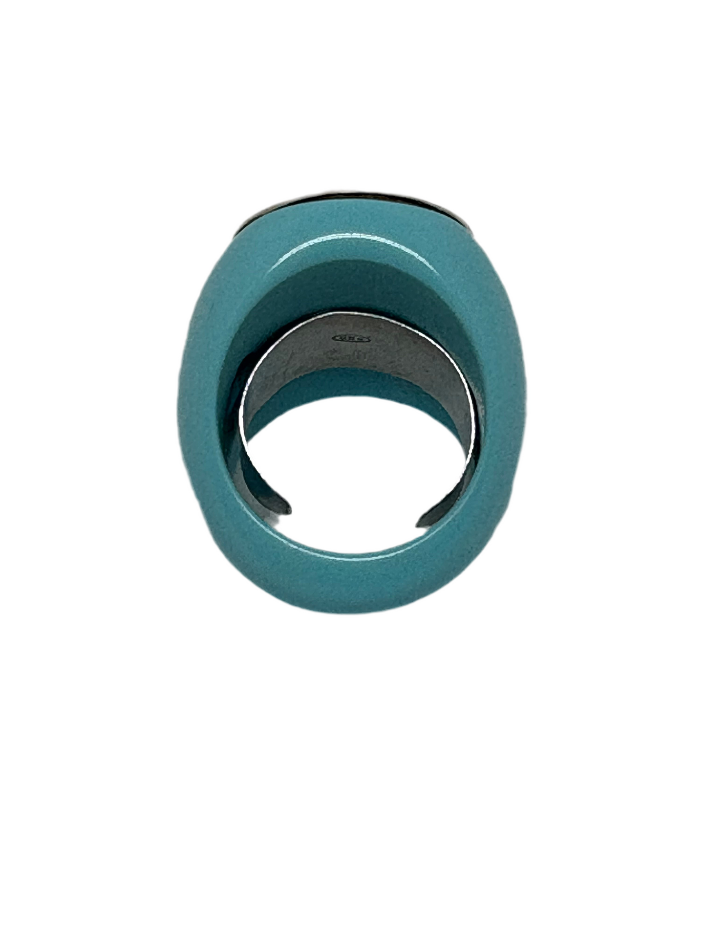 Anello in Cammeo Artistico e Pasta di Turchese