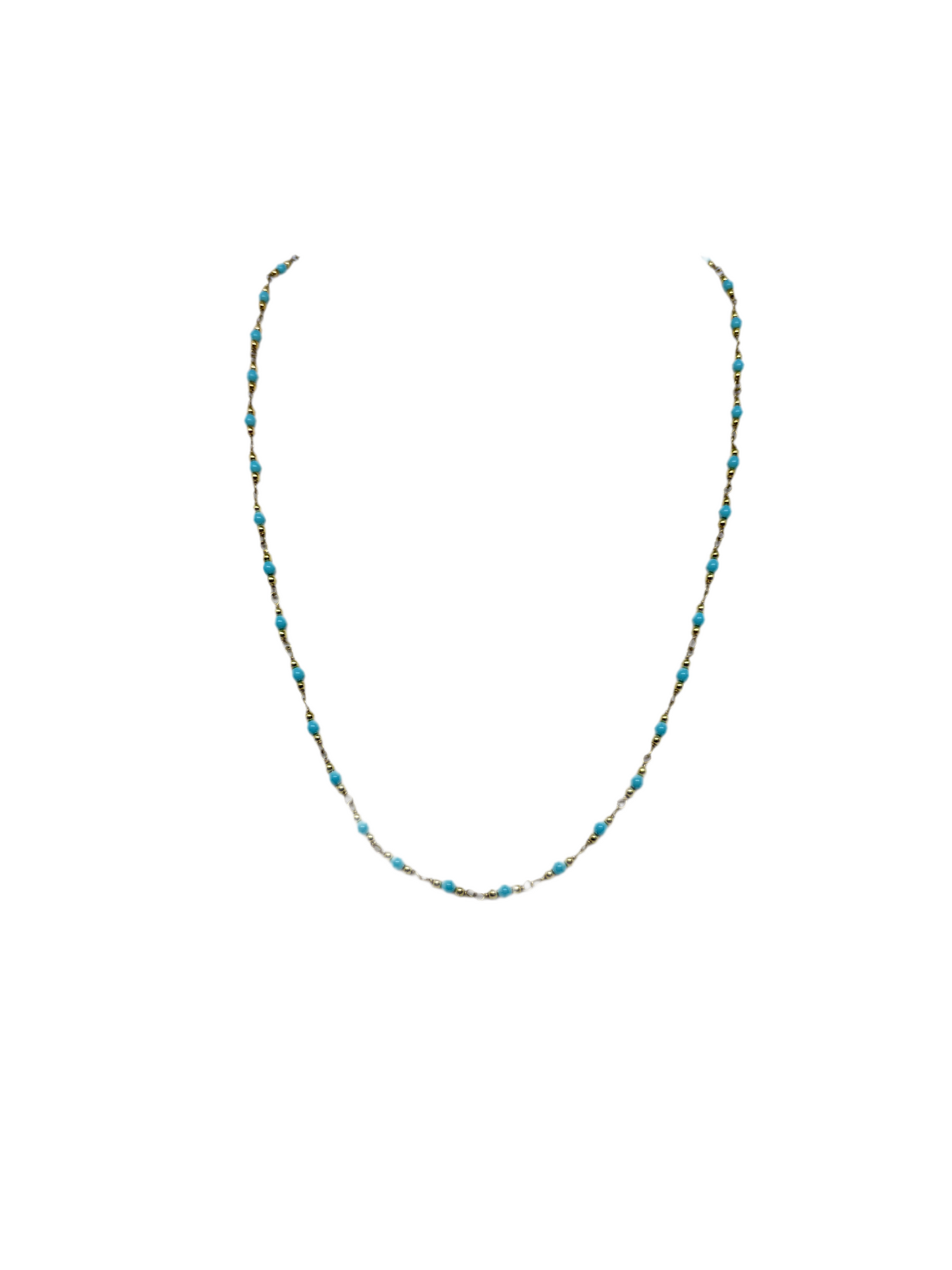 Collana in Argento e Pasta di Turchese