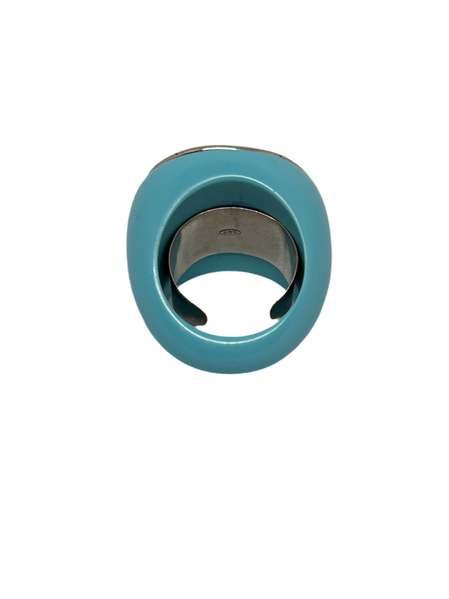 Anello in Cammeo Artistico e Pasta di Turchese