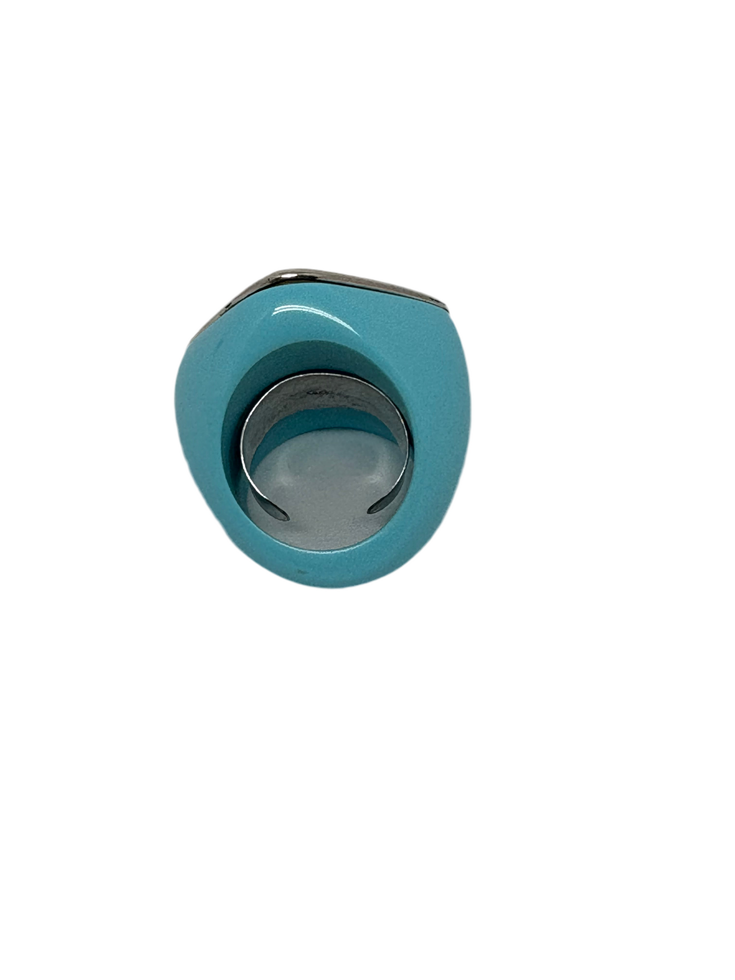 Anello in Cammeo e Pasta di Turchese 'Sole e Luna'