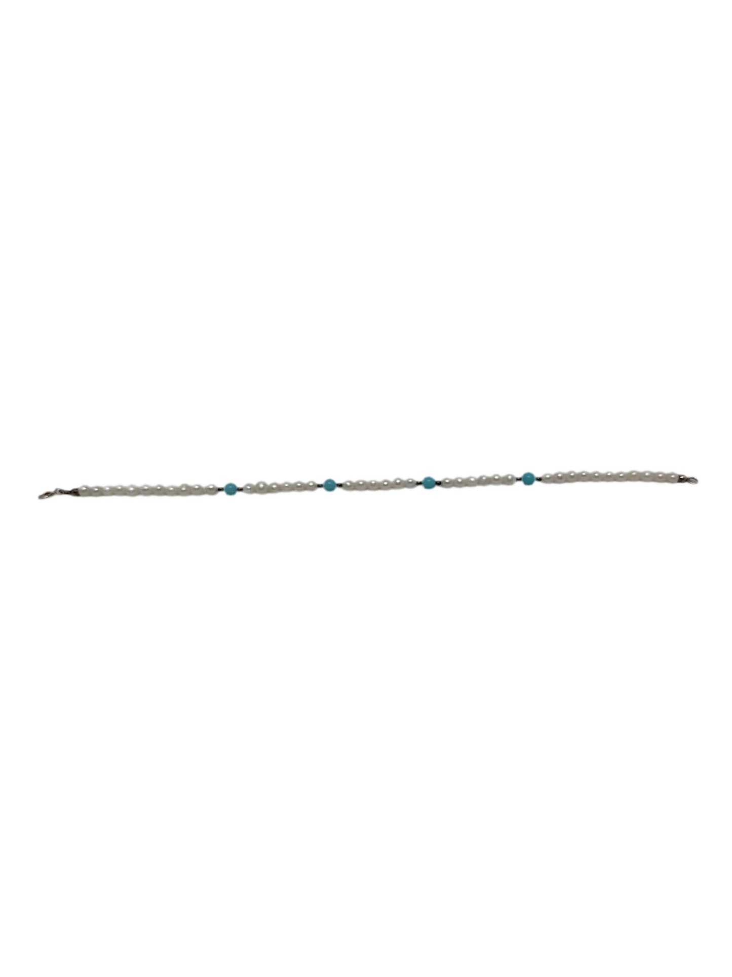 Bracciale Perline e Pasta di Turchese