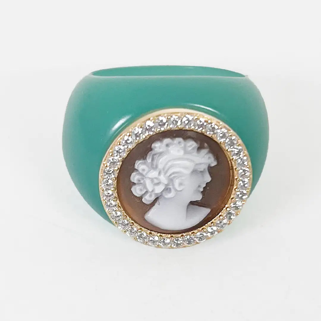 Cameo Ring Profile Woman
