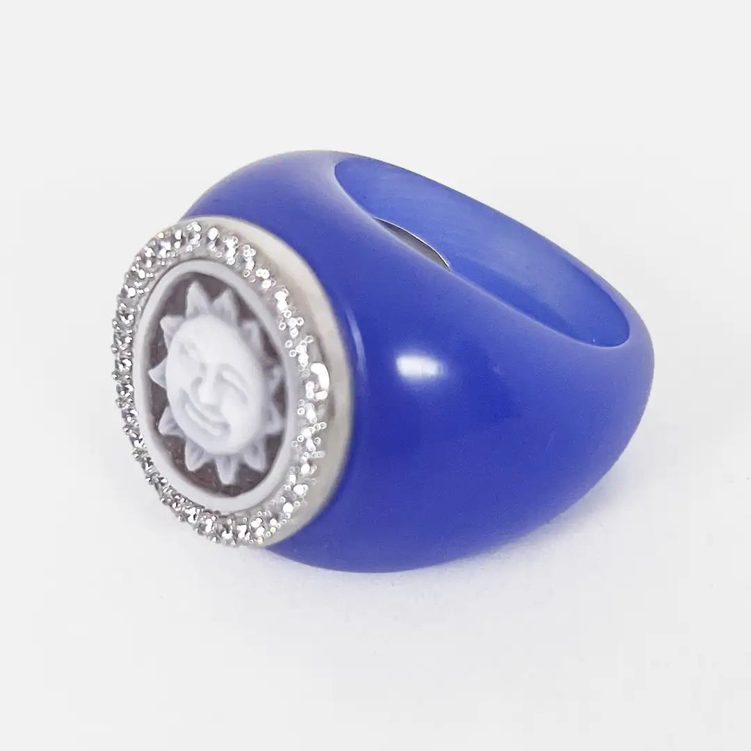 Sun Cameo Ring