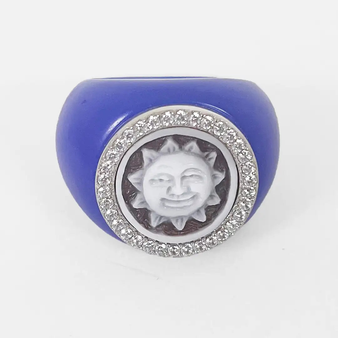 Sun Cameo Ring