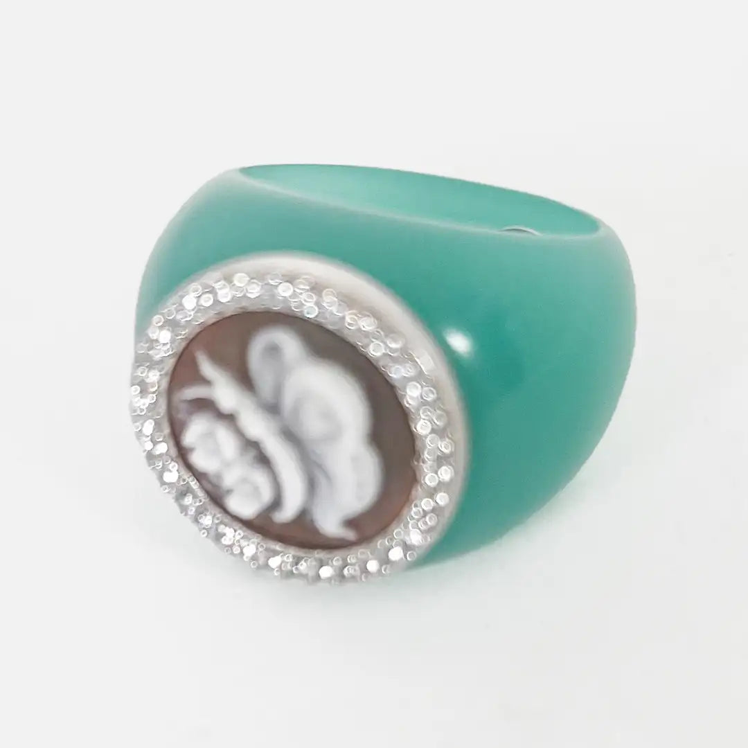 Butterfly Cameo Ring
