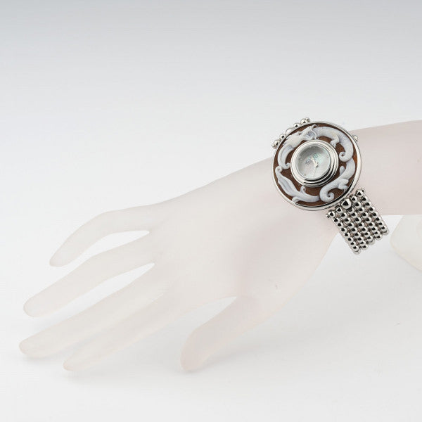 Italian Cameo Watch Partenope Cameo Serpenti