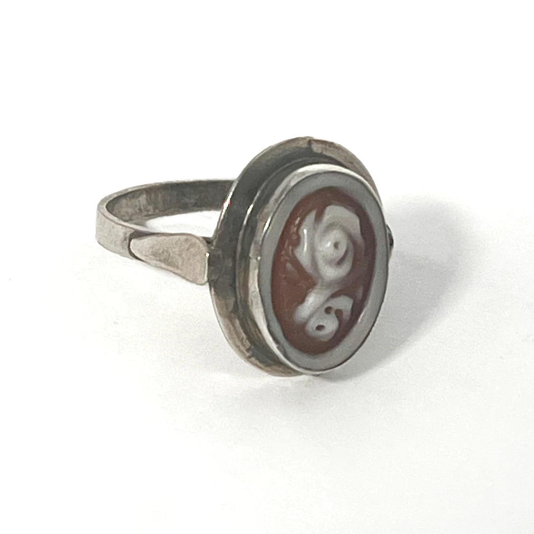 Flower Cameo Ring