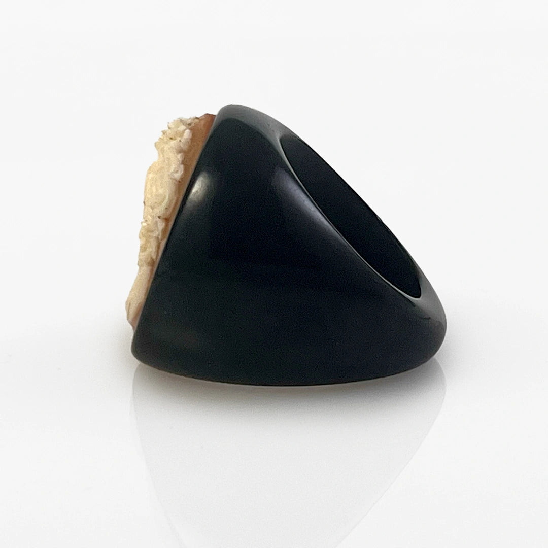 Cameo Ring Profile Woman