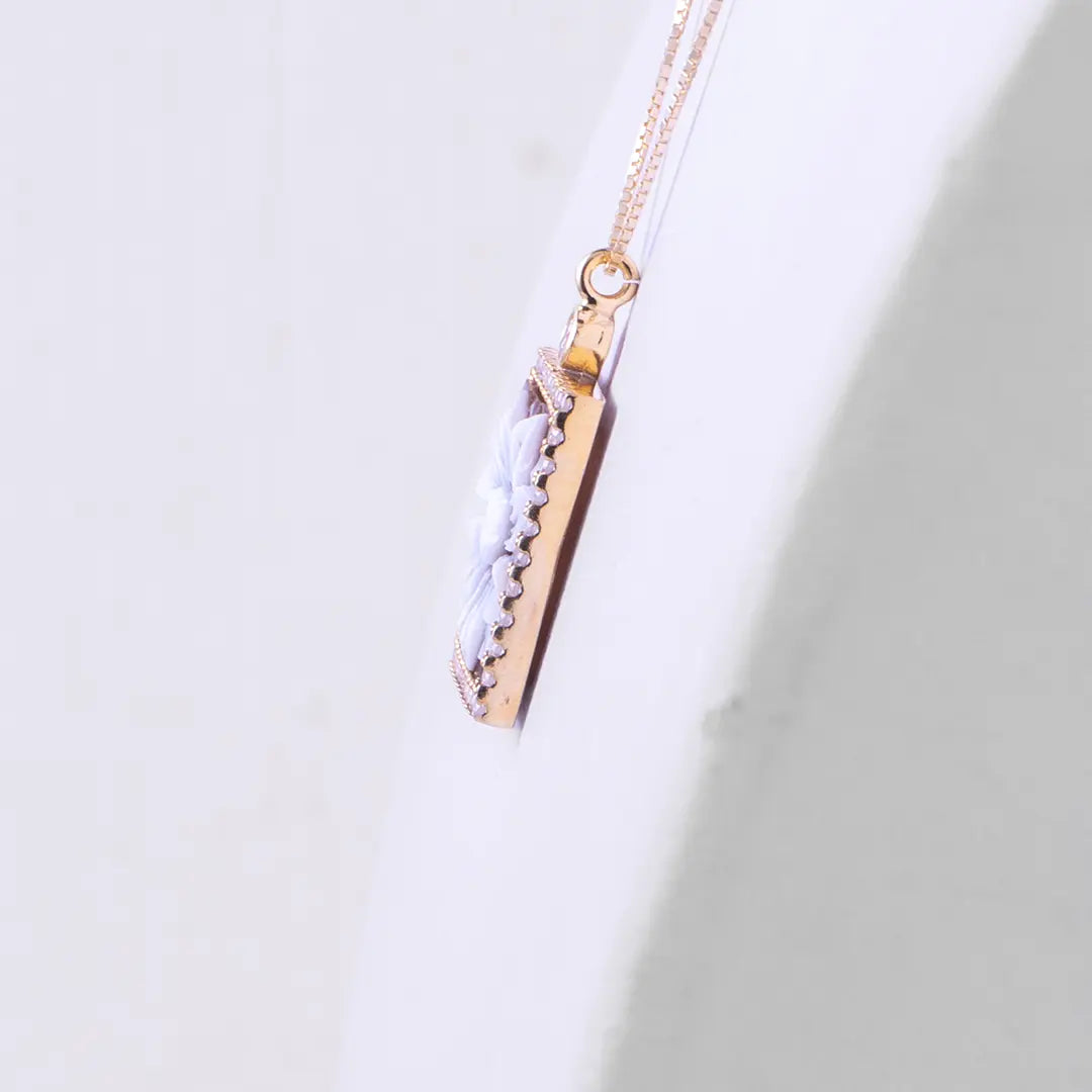 Collana Cammeo Fiore