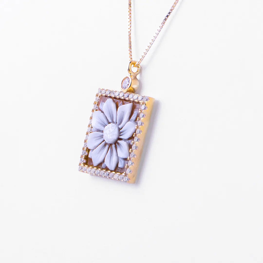 Collana Cammeo Fiore