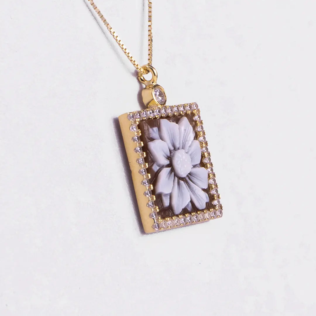Collana Cammeo Fiore