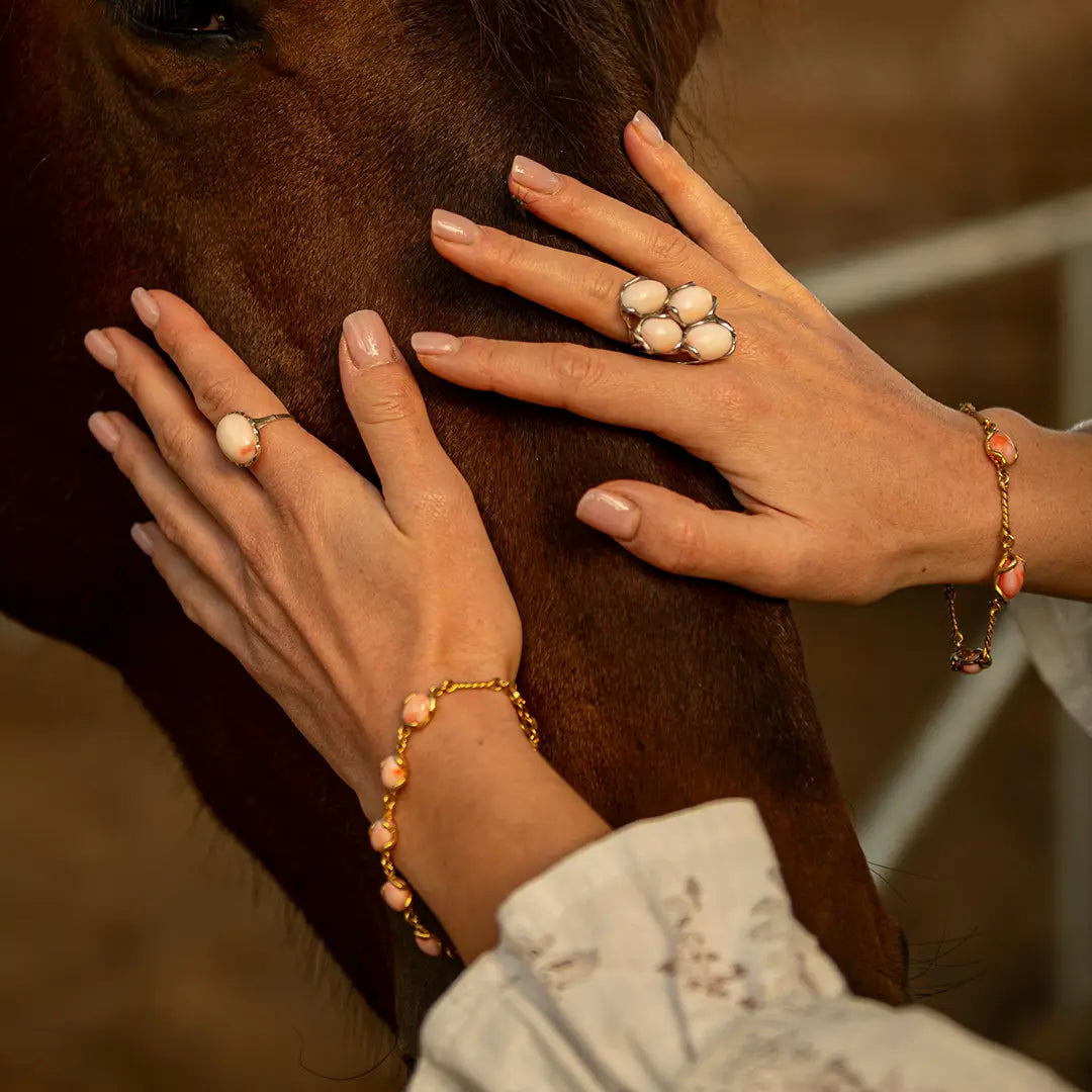 Pink Coral Bracelet