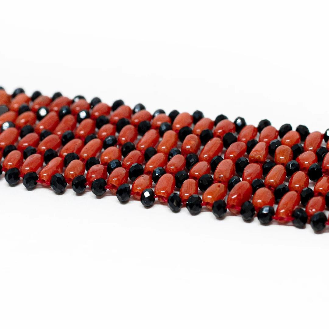 Bracciale in Corallo e Onice
