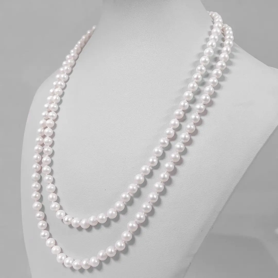 Collana Perle Doppio Filo