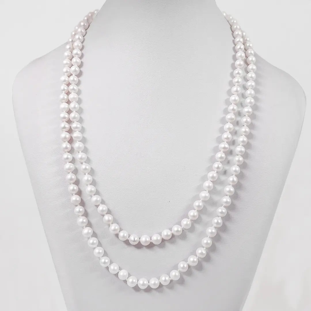 Collana Perle Doppio Filo