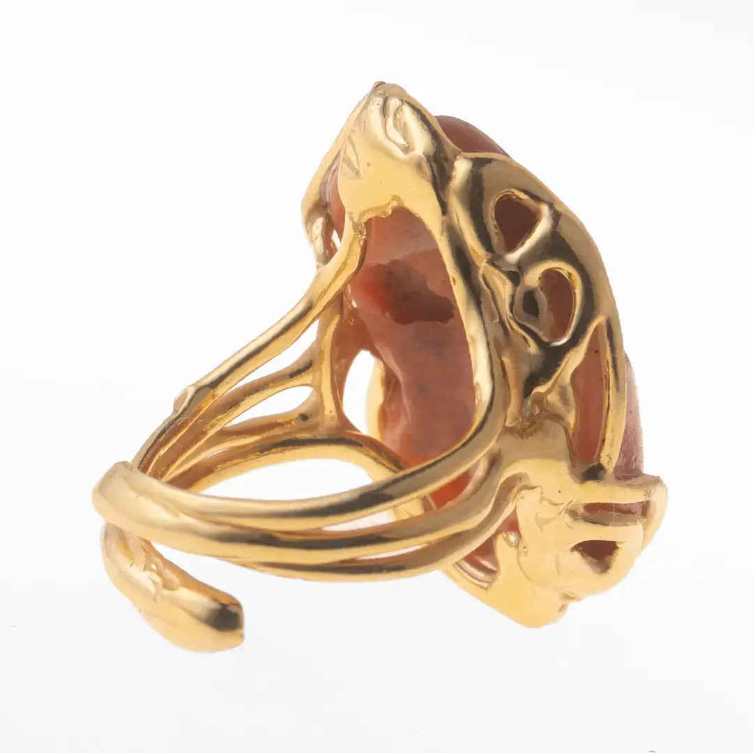 Red Coral Ring