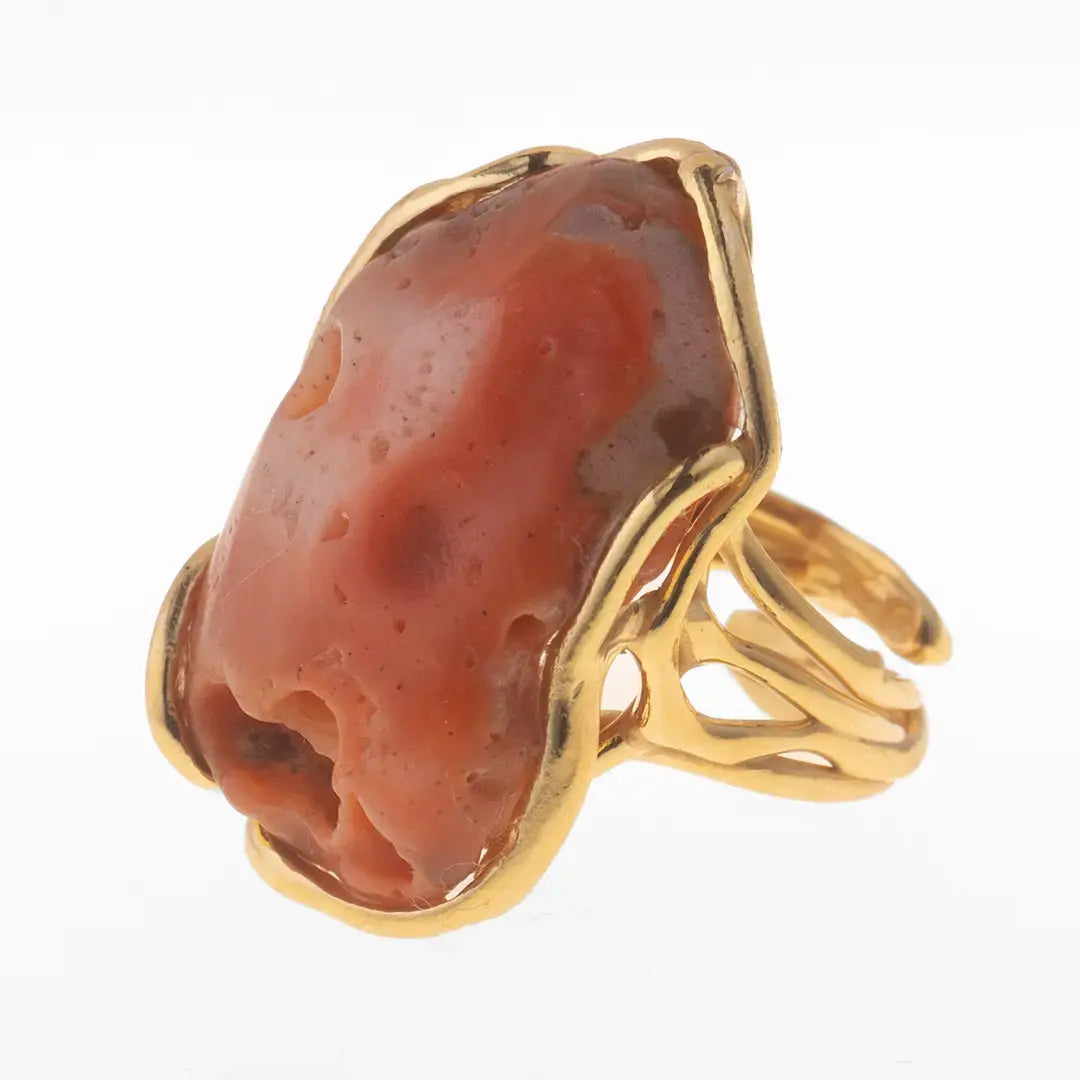 Red Coral Ring