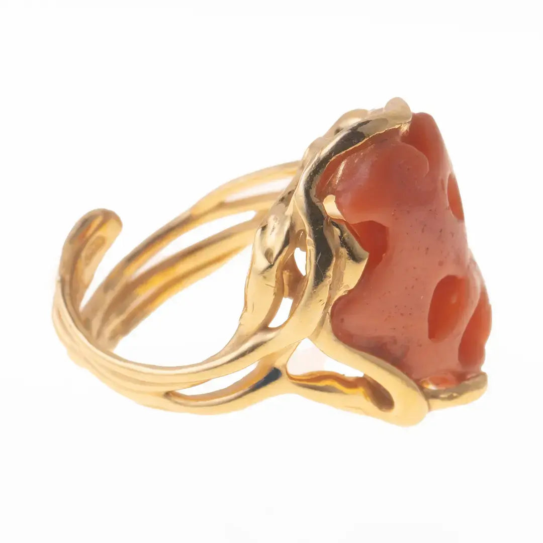 Red Coral Ring