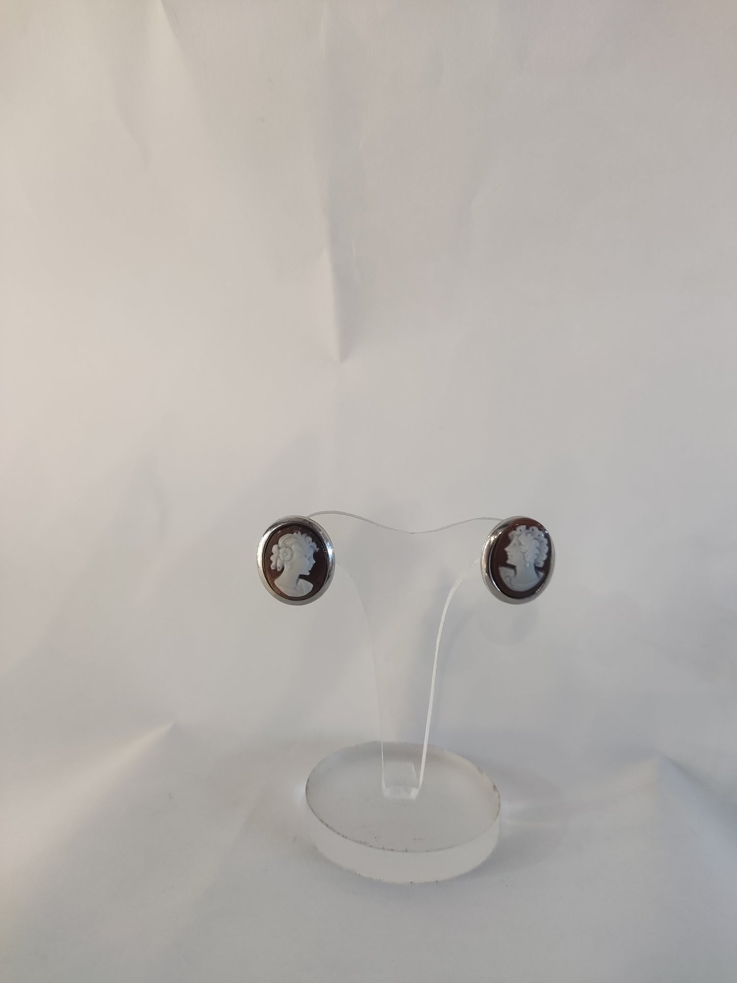 Sardonyx Cameo Earring Lobe