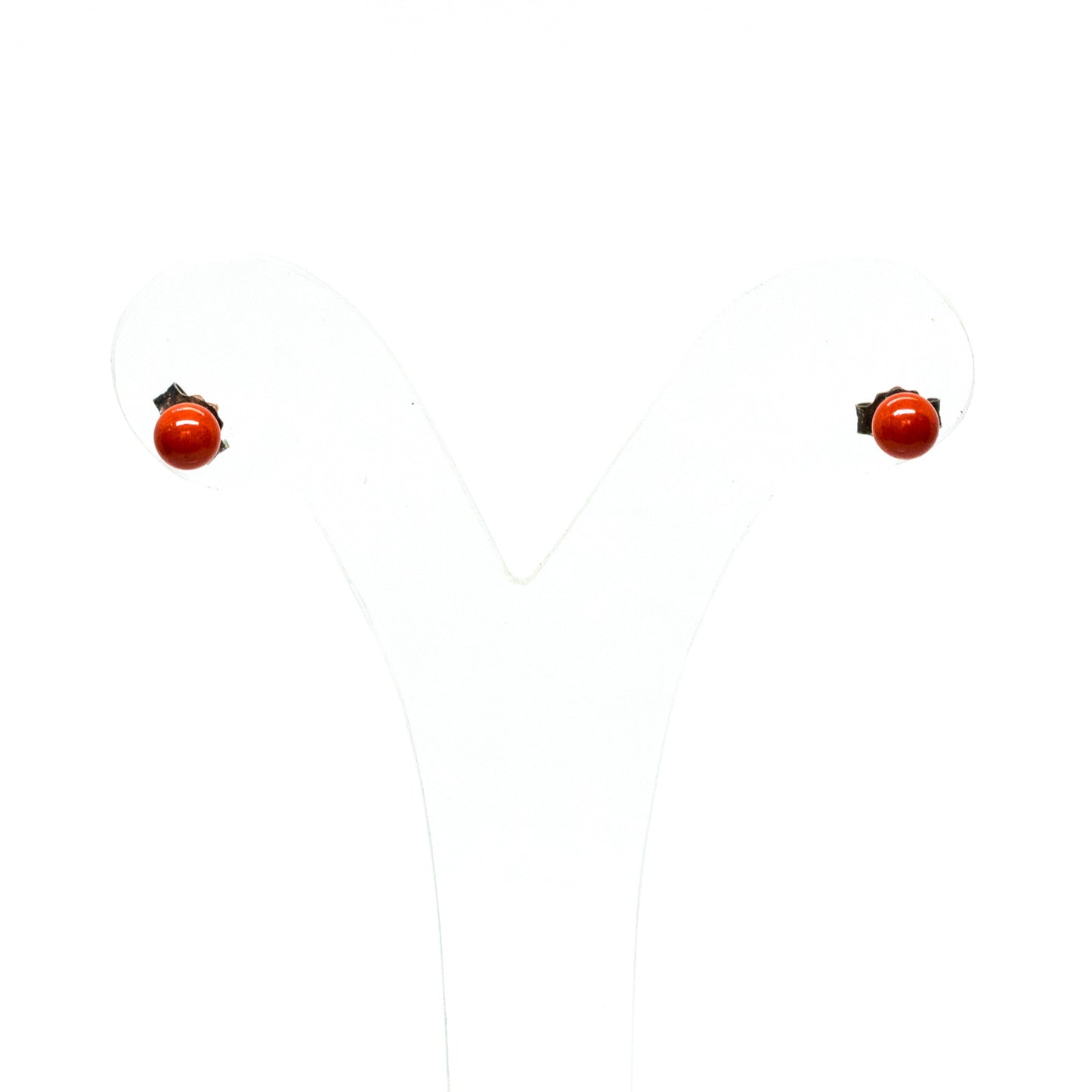Orecchini-in-Perline-di-Corallo-Rosso