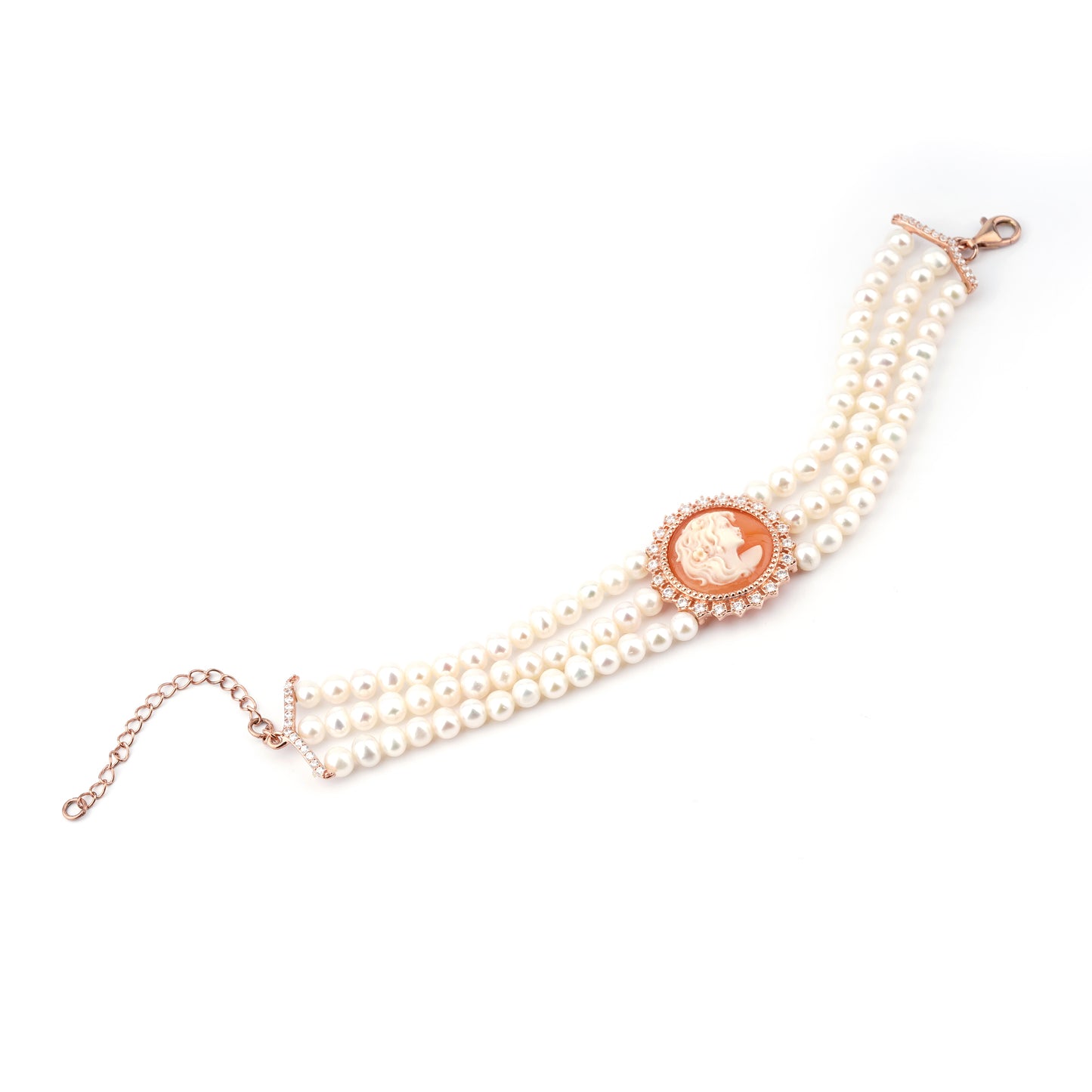 Bracciale-Ballet-Cammeo-Profilo-Donna--Cassis-Rame