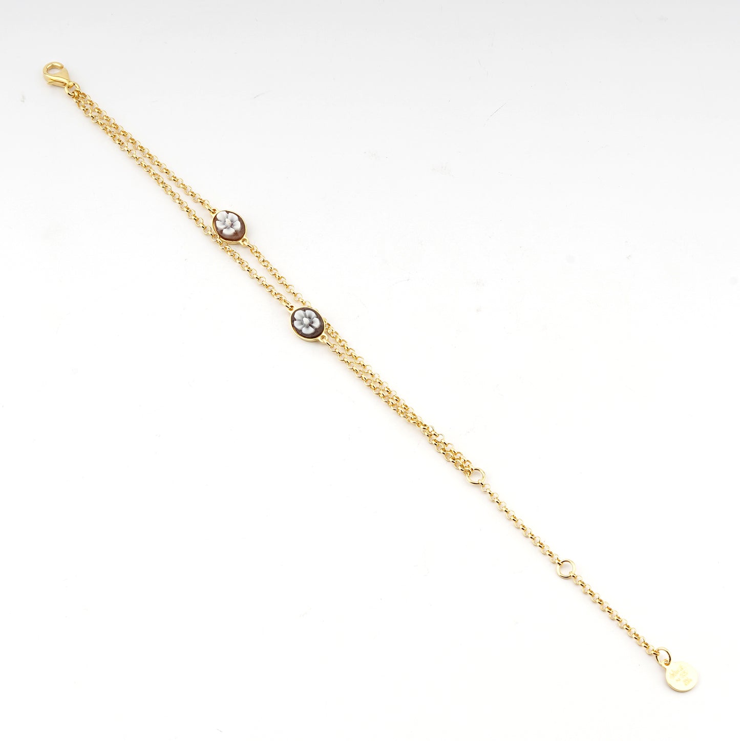 Bracciale-Colibri-Cammeo-Fiore-Oro