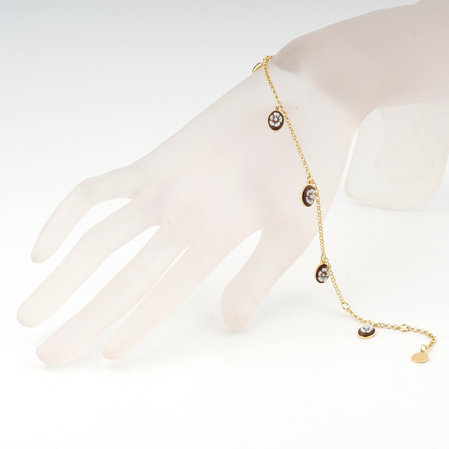 Bracciale-Colibri-Cammeo-Fiore-Oro