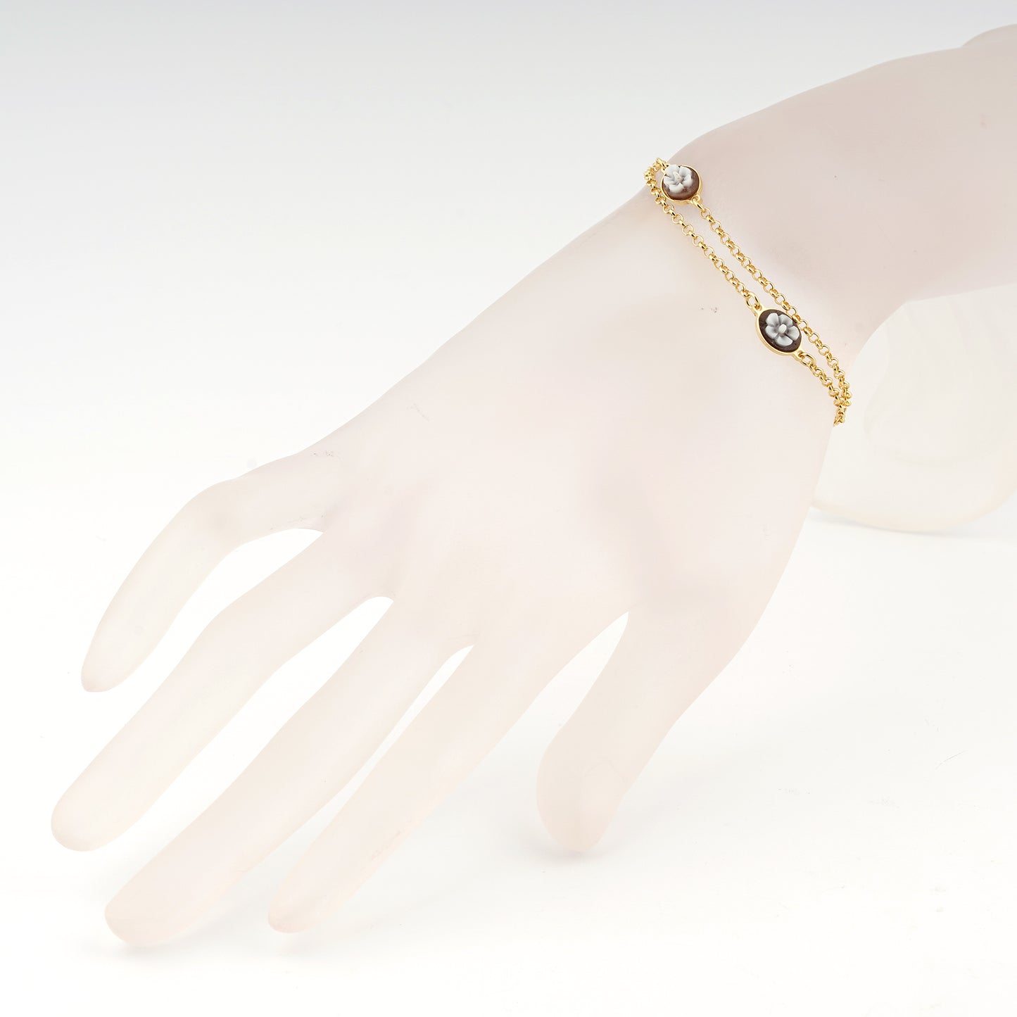Bracciale-Colibri-Cammeo-Fiore-Oro