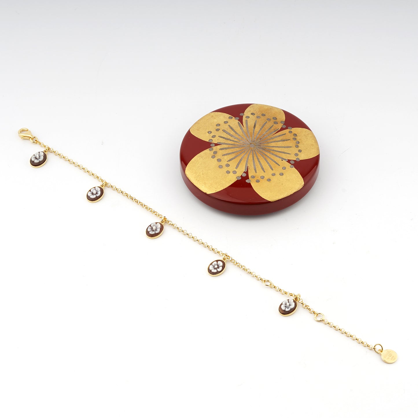 Bracciale-Colibri-Cammeo-Fiore-Oro