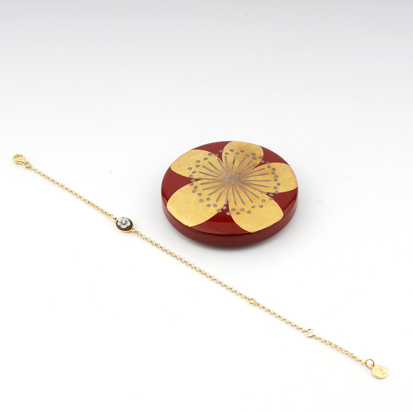 Bracciale-Colibri-Cammeo-Fiore-Oro
