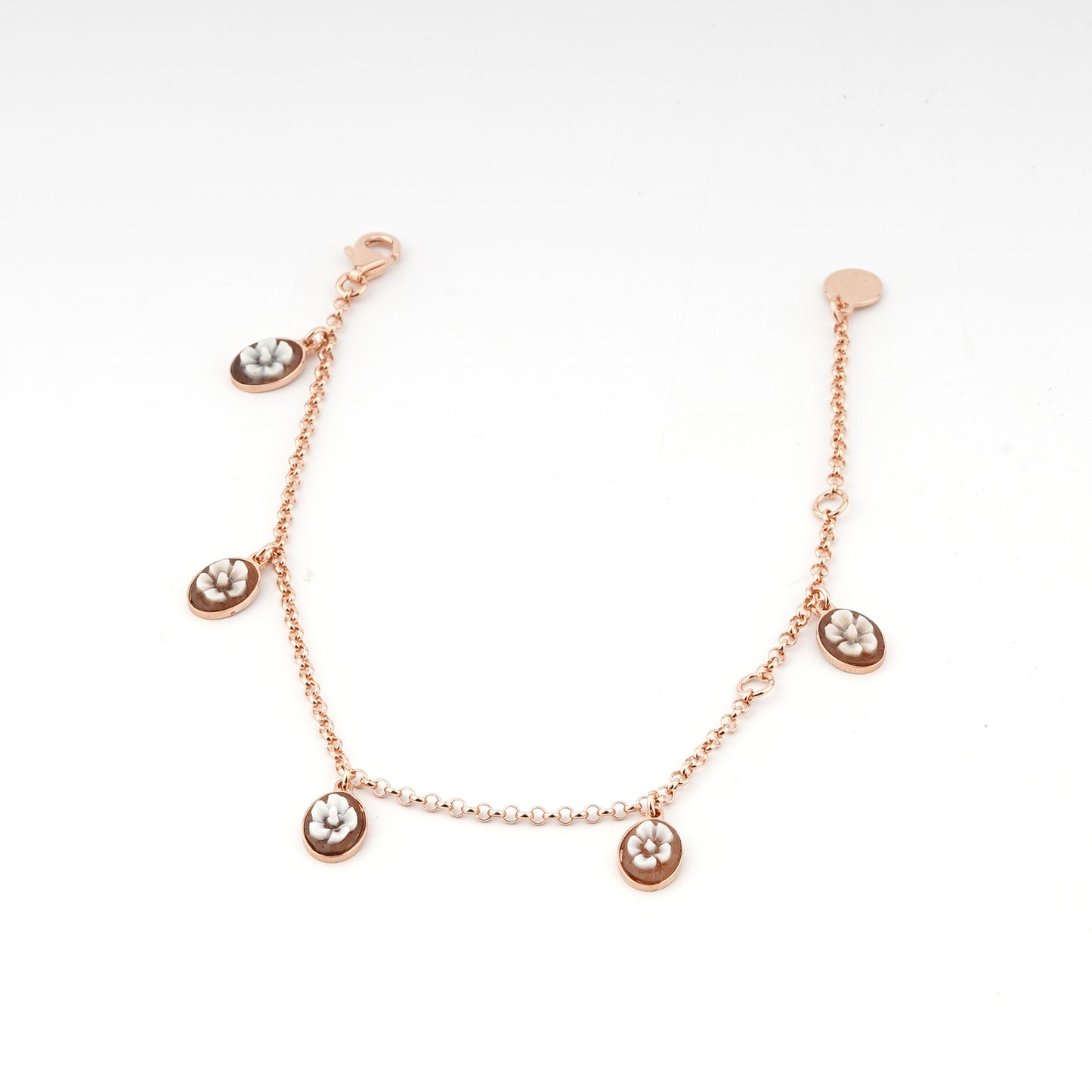 Bracciale-Colibri-Cammeo-Fiore-Rame