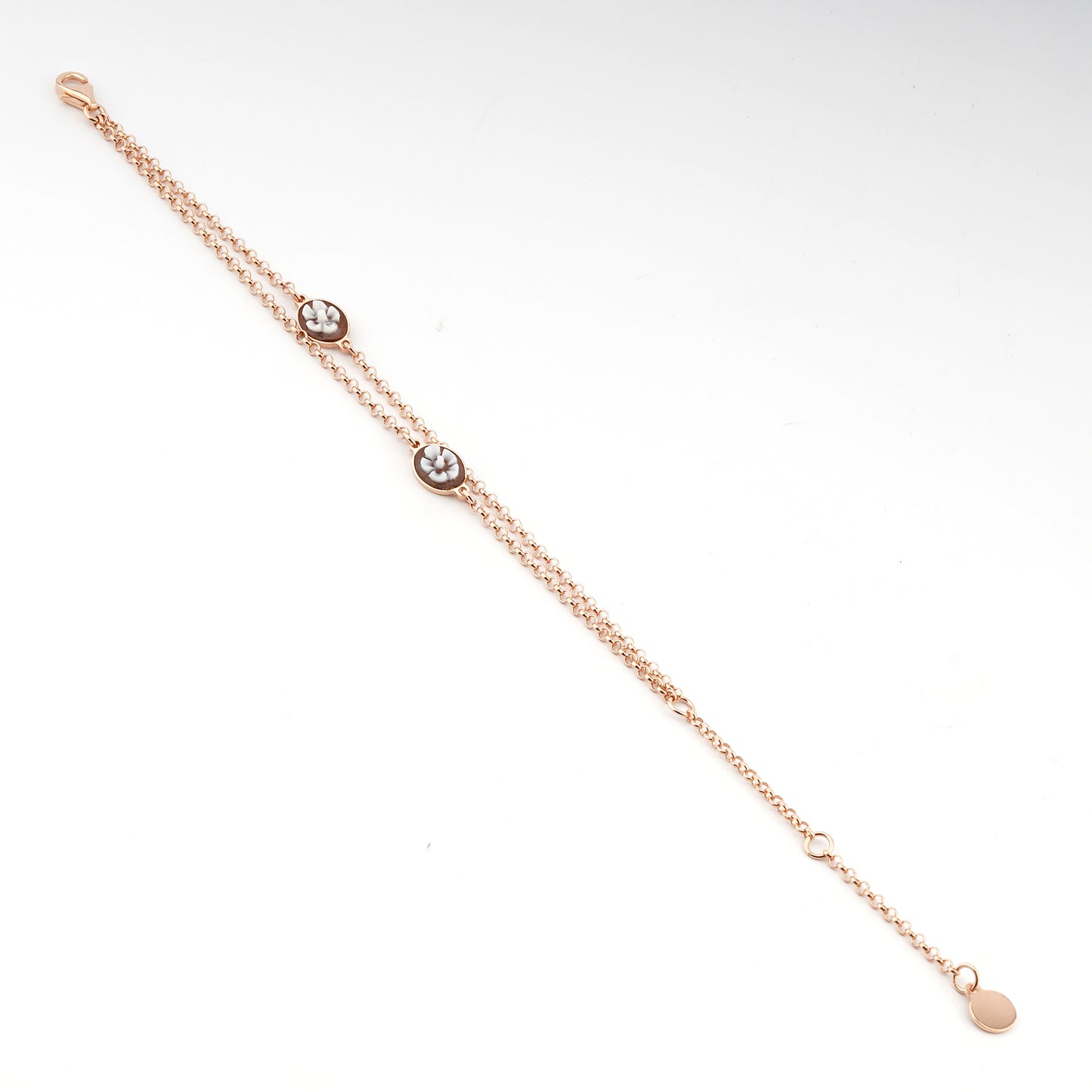 Bracciale-Colibri-Cammeo-Fiore-Rame